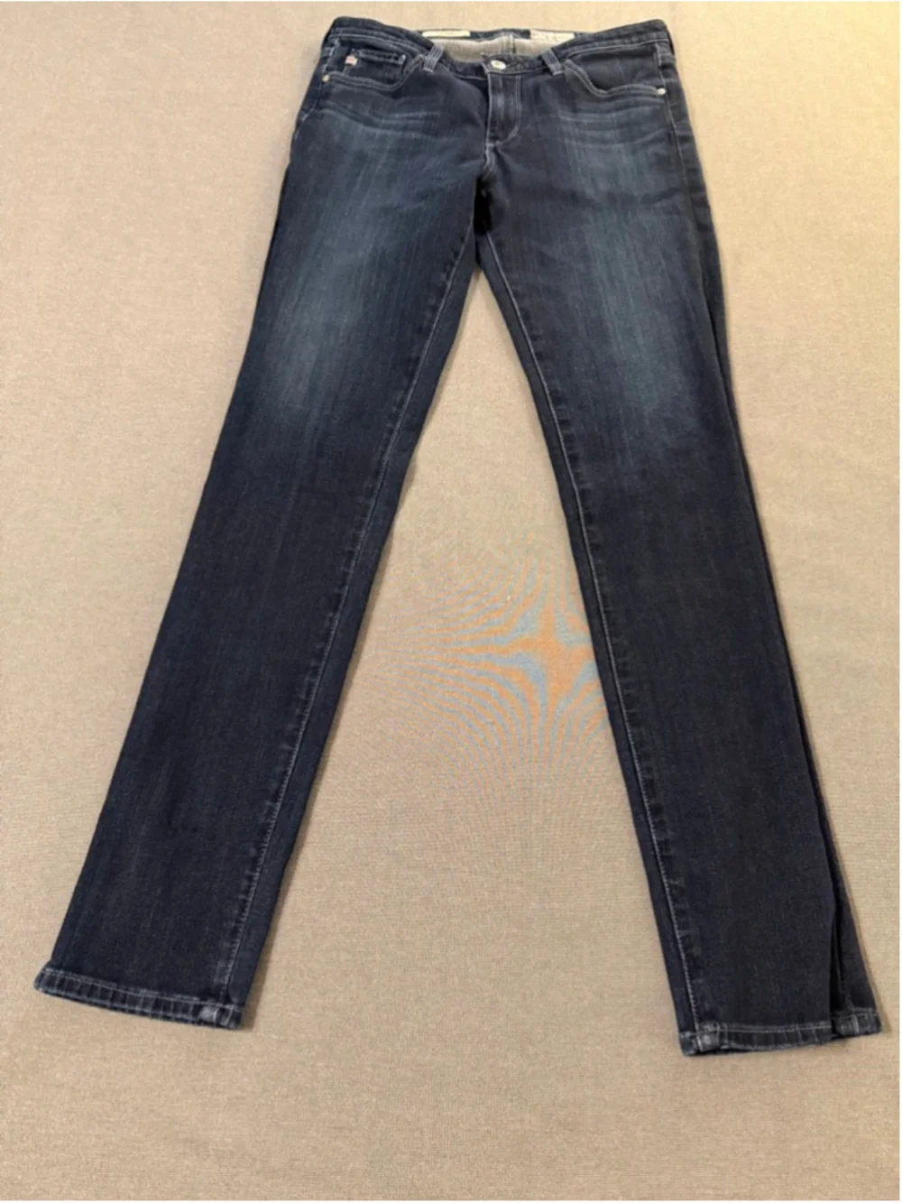 AG Adriano Goldschmied The Prima Mid Rise Cigarette dark wash size 28 - Picture 4 of 9